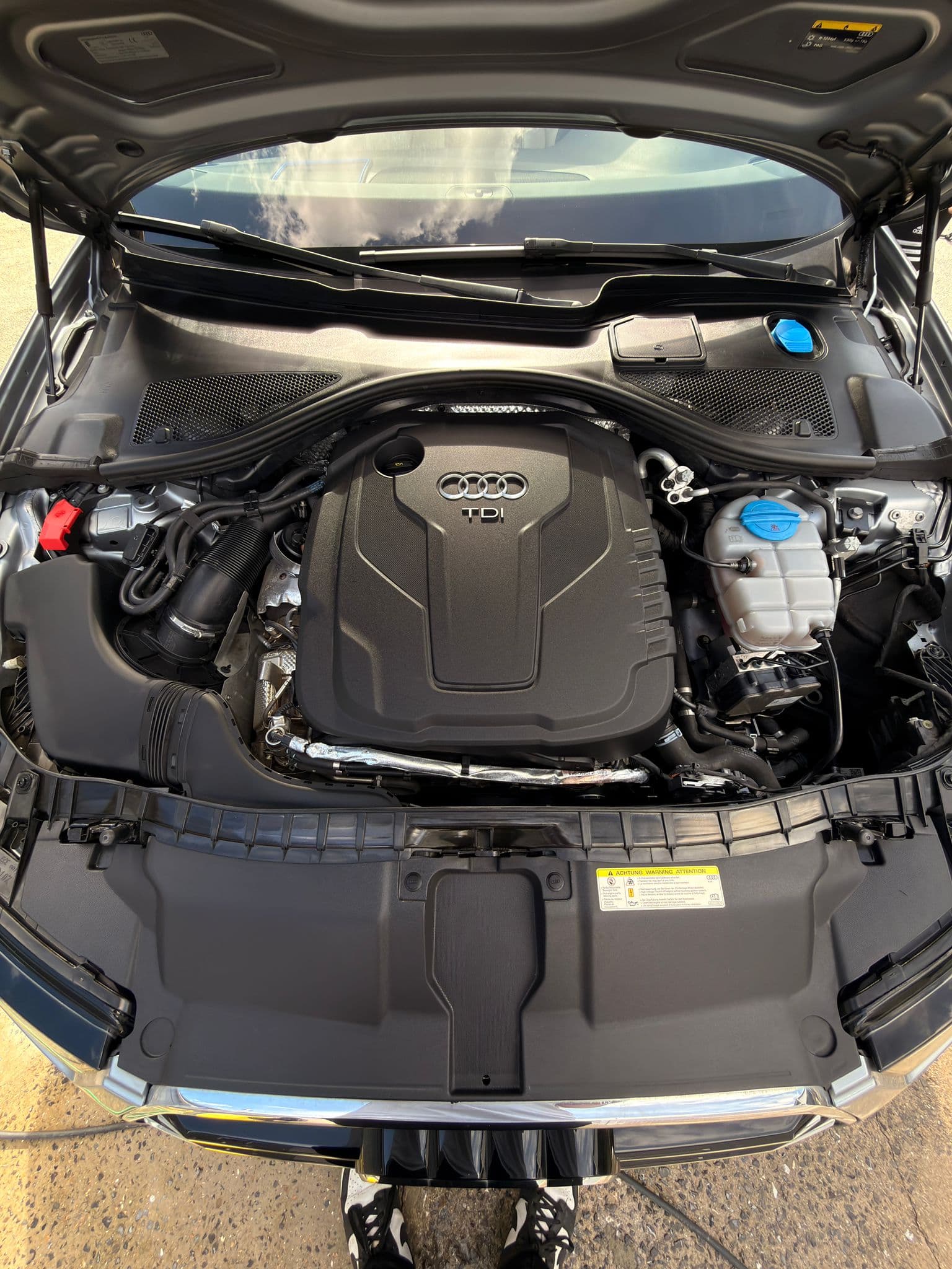 Nettoyage du compartiment moteur